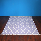 cotton rug geometric patter C / コットンラグ 幾何学模様 C