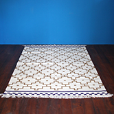 cotton rug geometric patter E / コットンラグ 幾何学模様 E