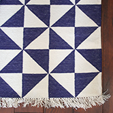 cotton rug geometric patter TRIANGLE / コットンラグ 幾何学模様 三角