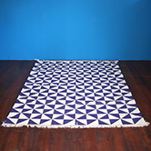 cotton rug geometric patter TRIANGLE / コットンラグ 幾何学模様 三角