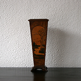 art nouveau inlayed flower vase - 象嵌の花器