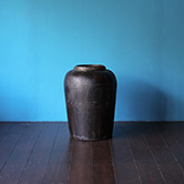 wooden vase - 木の壺 