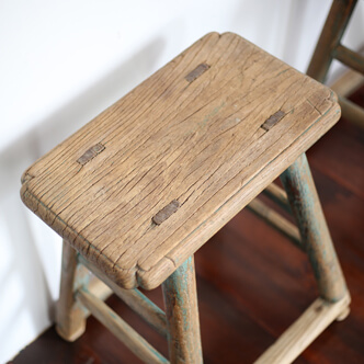 stool square - 河北省の小椅子 四角 