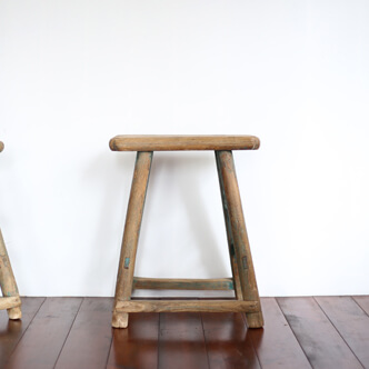 stool square - 河北省の小椅子 四角 