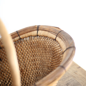 basket - 山東省の籠 楕円 