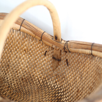 basket - 山東省の籠 楕円 