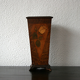 art nouveau inlayed flower vase - 象嵌の花器