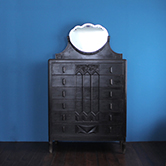 shanghai ART DECO chest with mirror - 上海アールデコ ミラー付きチェスト
