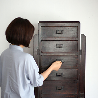 10 drawers cabinet - 書類収納