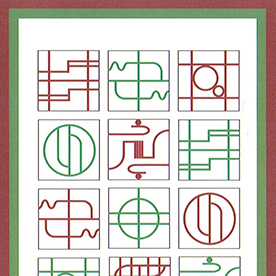 上海アールデコ クリスマスカードセット