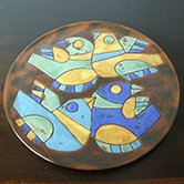 henk potters bird plate / 鳥の絵皿